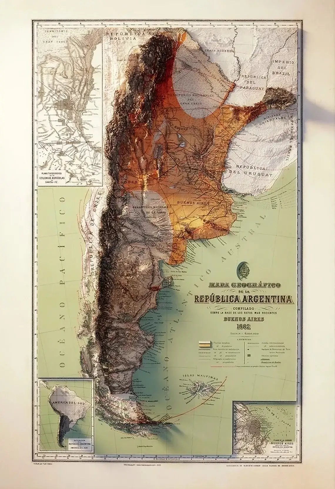 Mapa de Argentina